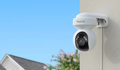 Cameră de securitate Wi-Fi PT inteligentă de exterior E1 Dual-Band, 5MP HD, Detecție Persoană/Vehicul/Animal, Pan & Tilt cu Urmărire Automată, Viziune Nocturnă Color cu Proiector, Super HD 5MP cu Zoom Optic 3×