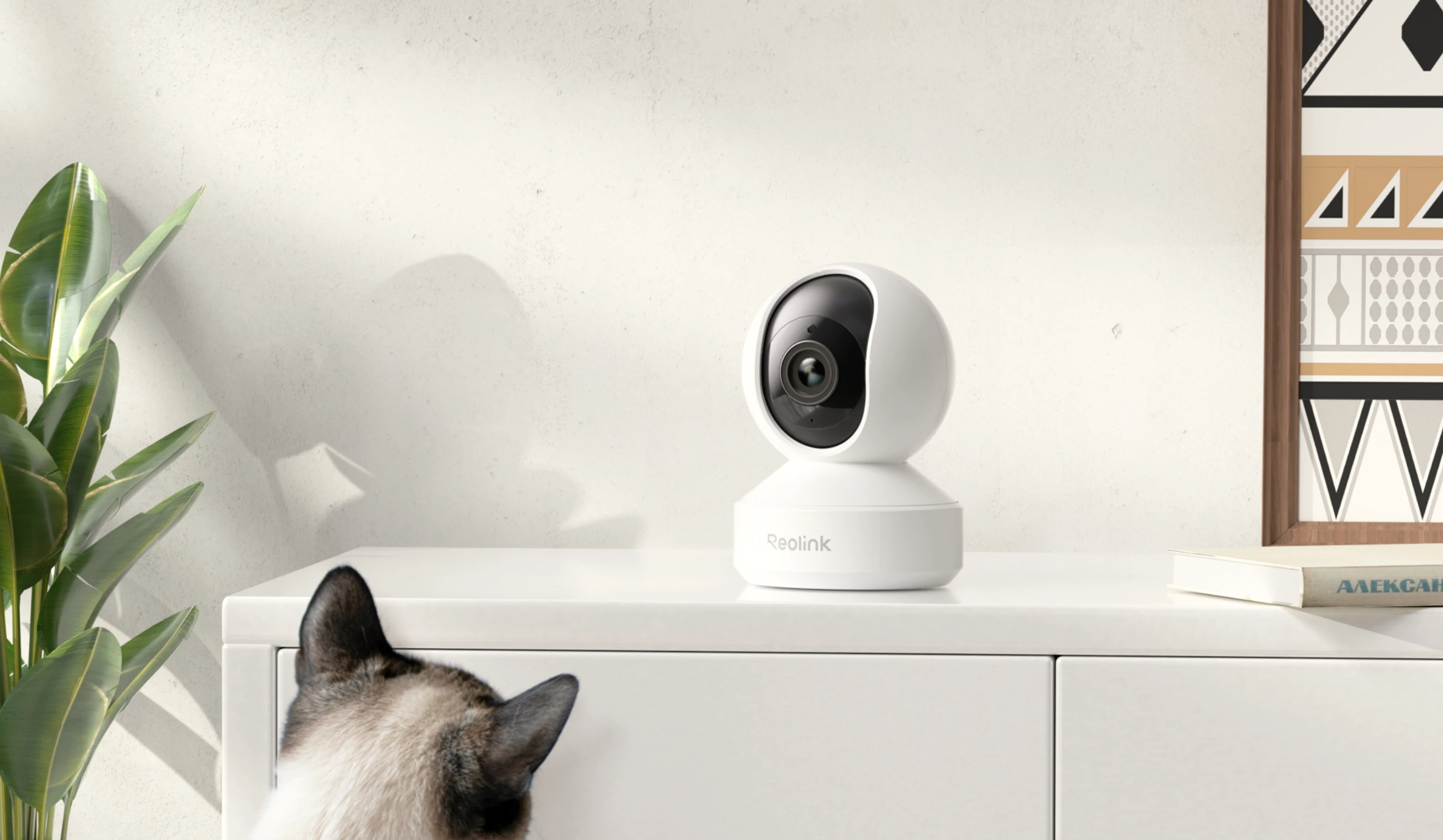 Reolink E1 Zoom 4K Camera Interior WiFi 6 PTZ Zoom Optic 3x Auto-Tracking