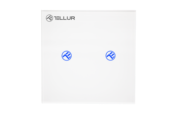 Tellur Smart Intrerupator WiFi SS2N 2 Porturi 1800W 10A