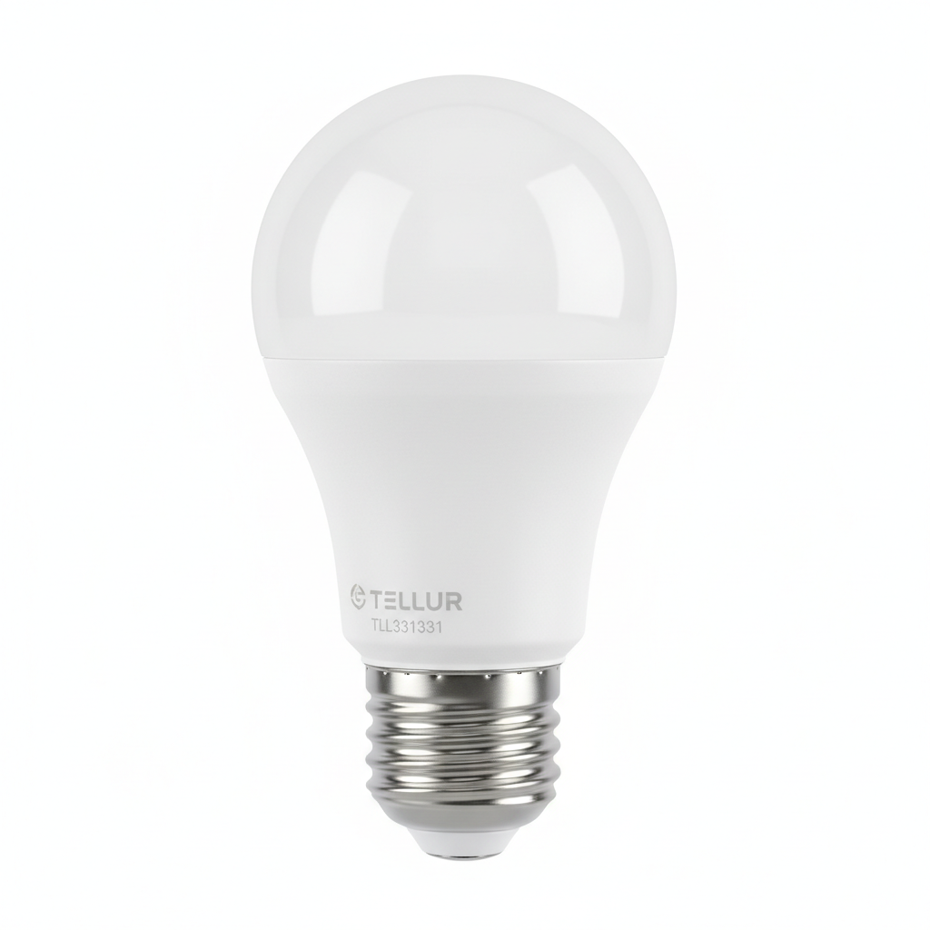 Tellur Smart Bec WiFi LED E27 9W Lumina Alba Calda Reglabil
