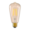 Bec WiFi Filament Tellur Smart, E27, 6W, fumuriu, lumină albă/caldă, reglabil