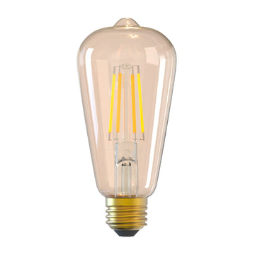 Tellur Smart Bec WiFi Filament E27 6W Fumuriu Lumina Alba Calda Reglabil